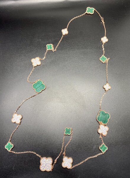 Колье в стиле Van Cleef 