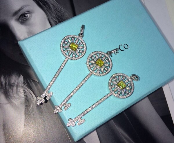 Подвеска Tiffany ключик люкс