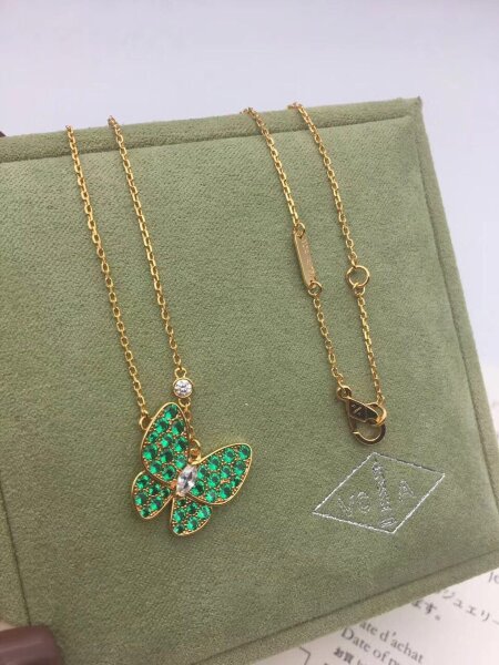Подвеска Two Butterflies люкс